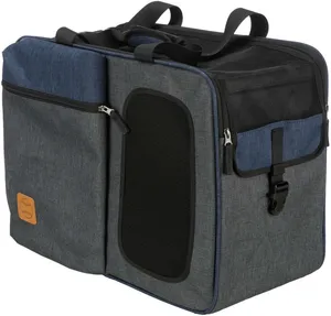 Rucksack und Tragetasche TARA 2in1, 25 x 38 x 50 cm, grau/blau (max. 7kg)